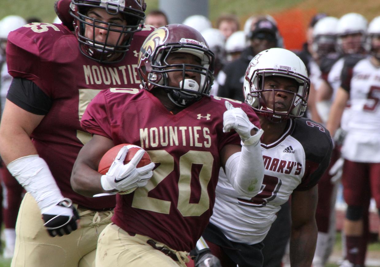 Mounties Continue to Roll With 39-8 Win Over Saint Mary's