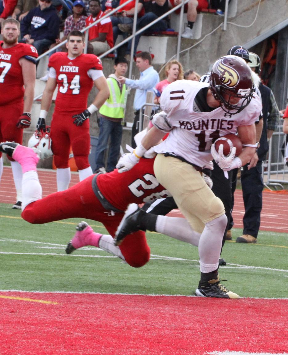 Mounties Remain Undefeated With 33-5 Win at Acadia