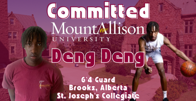 Alberta guard Deng Deng joins the Mounties for 2023-2024