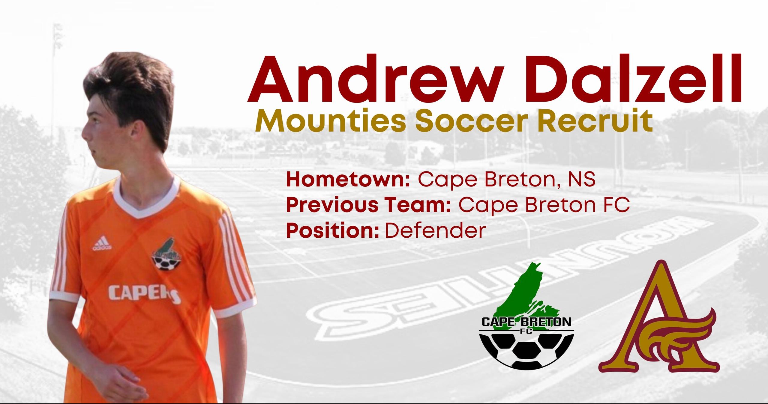 Andrew Dalzell Joins Mounties Men's Soccer for 2023-24 Season