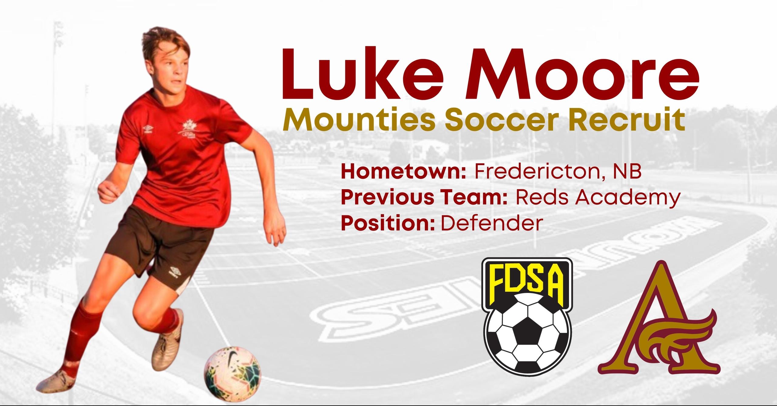 Luke Moore Joins Mounties Men's Soccer for 2023-24 Season