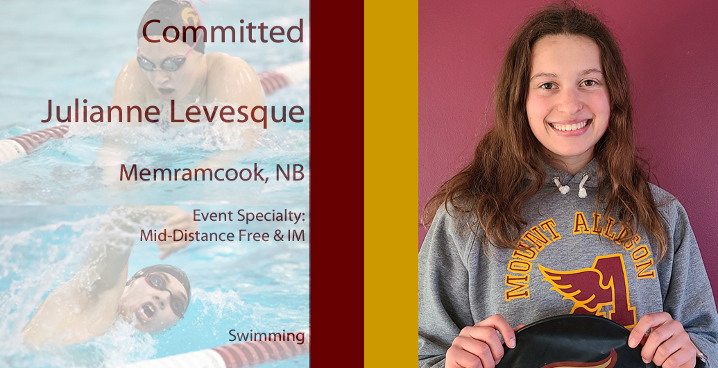 Mounties Swimming Welcomes Julianne Levesque