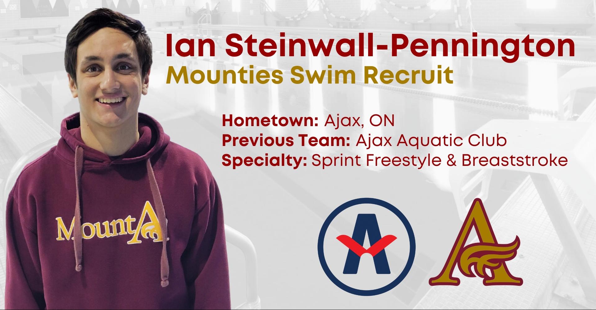 Ian Steinwall-Pennington Joins Mounties Men's Swim Team