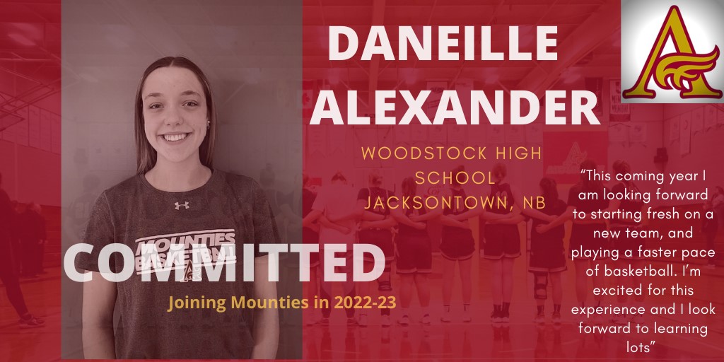 Danielle Alexander Joins Mounties Women’s Basketball Program for 2022-23