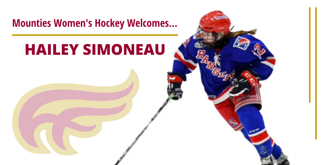 Hailey Simoneau to join Mounties Women's Hockey in 2022-23