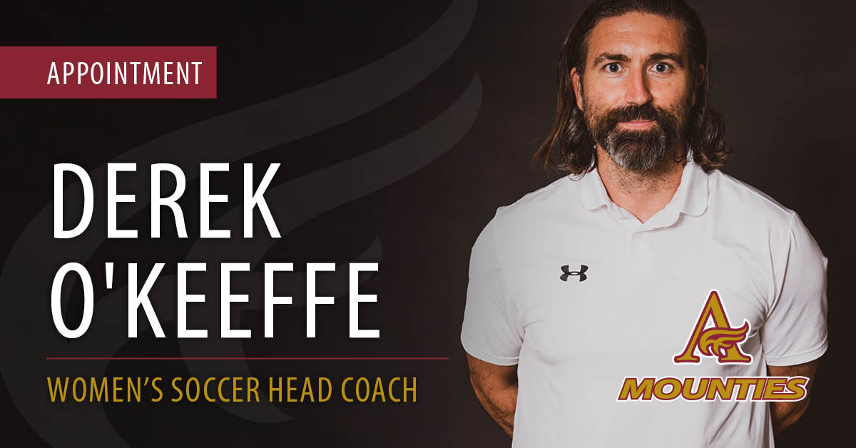 Mounties Announce Derek O’Keeffe as next Women’s Soccer Head Coach
