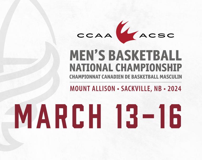 Teams announced for CCAA Men’s Basketball Nationals, March 13-16