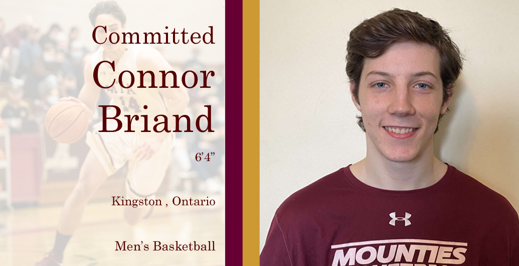 Ontario’s Connor Briand to join Men's Basketball Mounties for 2022-2023 season